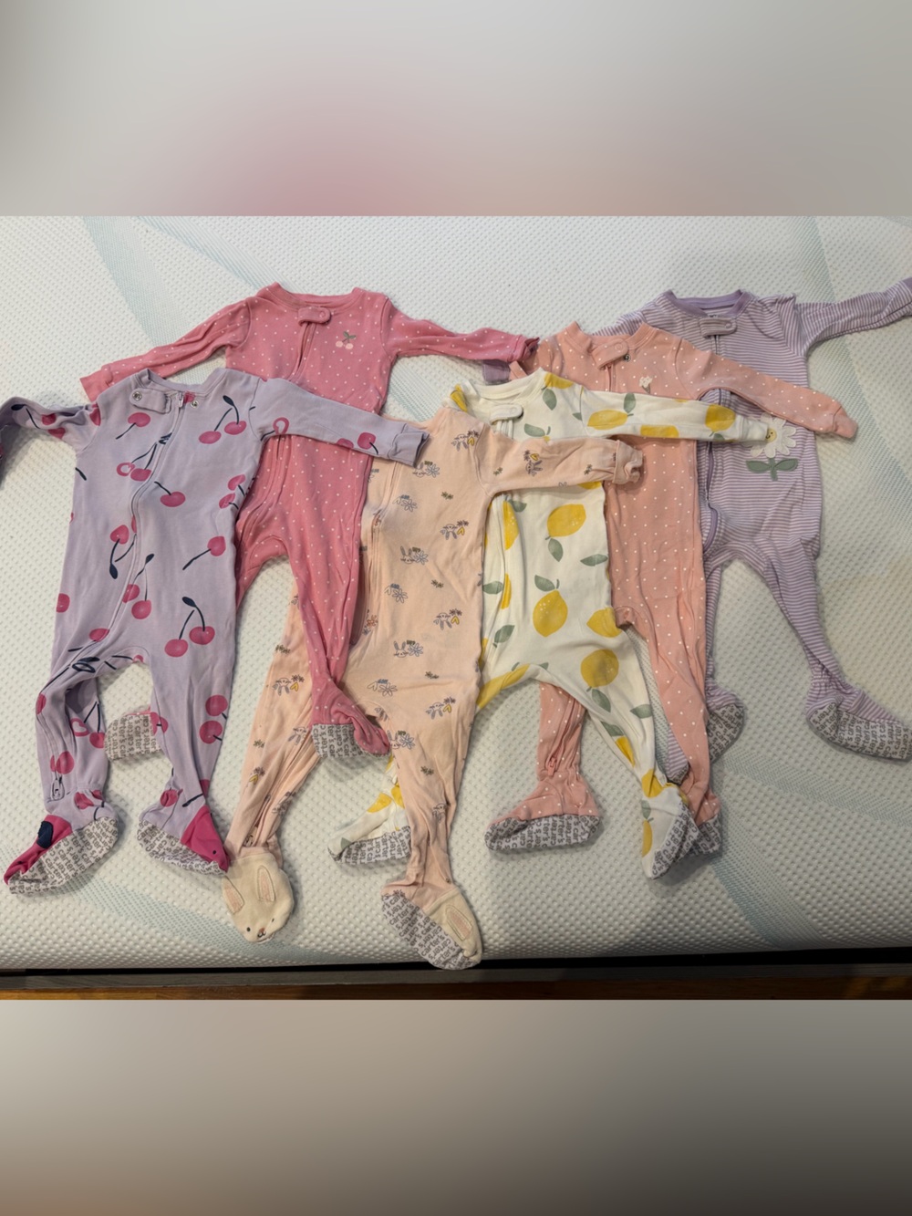 Set of 6 - 12 Month Onesies